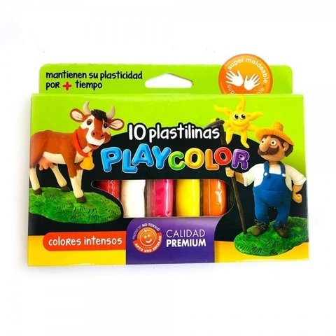 Plastilinas Surtidas x10 unidades Playcolor
