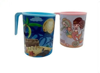 Taza plástica infantil varios motivos