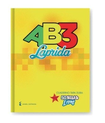 Cuaderno AB3 x50 hojas Lisas  Laprida  19,5x24cm Tapa Dura