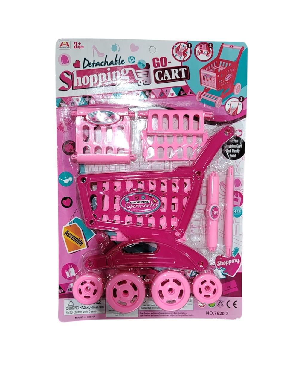 CARRITO PLASTICO SUPERMERCADO DESARMABLE EN BLISTER