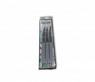 CUCHILLO CAROL- X3 - 20CM - COLOR GRIS